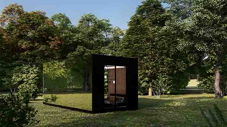 20-foot Luxury Relaxation Room container1